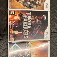Lotto 3 giochi Wii (Zelda, Transformers, NFS)