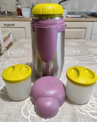 Thermos Porta Pappa CHICCO - acciaio inox - usato