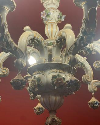 lampadario Capodimonte 