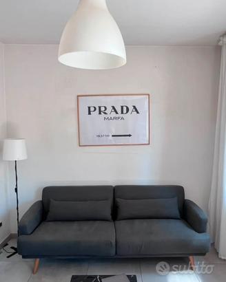 Divano letto grigio maison du monde