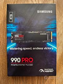 PC PS5 DISCO SSD M.2 SAMSUNG 990 PRO 4TB NUOVO SIG