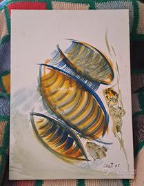 quadro pittura astratta, pittore Chiatti R.