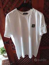 Stone Island T-shirt bianca taglia L