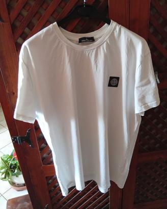 Stone Island T-shirt bianca taglia L