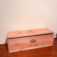 Cassa di legno vuota: Vino Solaia Magnum 2015