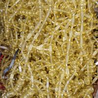 fili  perline plastica trasparenze