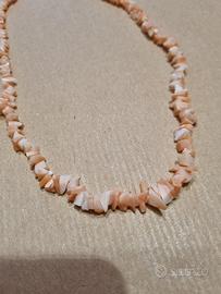 girocollo coralli rosa
