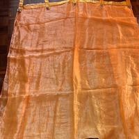 Coppia Tende in voile Arancione Oro