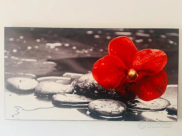 ⸻  Quadro Moderno “Orchidea Rossa” –