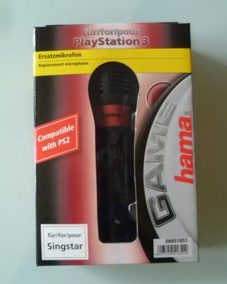 Microfono Playstation 3 per Singstar NUOVO