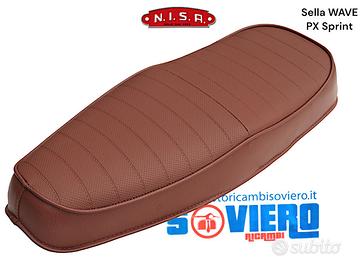 Sella NISA WAVE Marrone Vespa 125 150 200 PX PE S
