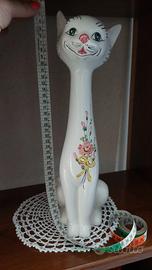 gatto in ceramica 