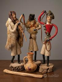 Mamuthone,Issohadore,Suonatore di Launeddas