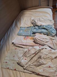 set lenzuoli lettino