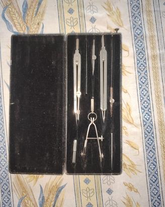 set da disegno tecnico vintage 