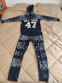 Tuta uomo completa floreale tg. M