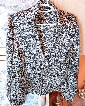 Camicia Satinata Angel Fantasia Maculata Tag S