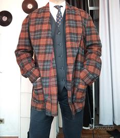 Giacca da camera Vintage  in jacquard di cotone