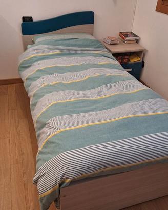 Letto singolo ZG cameretta Oliver per ragazzi