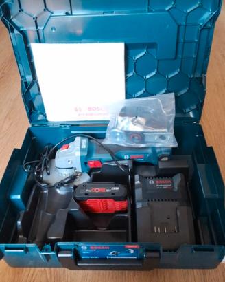 Nuova, Smerigliatrice Bosch GWS18V7 con batteria 