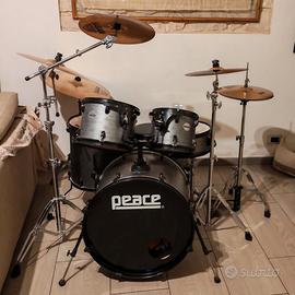 Batteria acustica Peace e Sabian