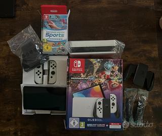 Nintendo switch oled Bundle Super Mario Deluxe 8