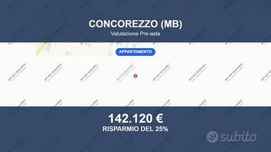 Immobile in asta di 63 m² con box auto a Concorezz