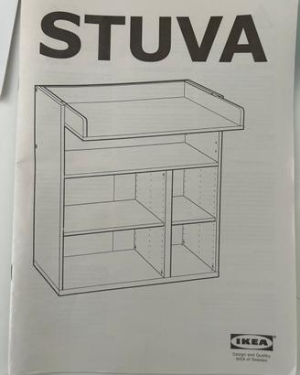 Fasciatoio IKEA Stuva con casssetti