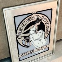 Quadro a specchio “Laboratorio Mucha” - LA PLUME