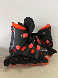 🛼✨PATTINI IN LINEA BAMBINO – Taglia 35 regolabili