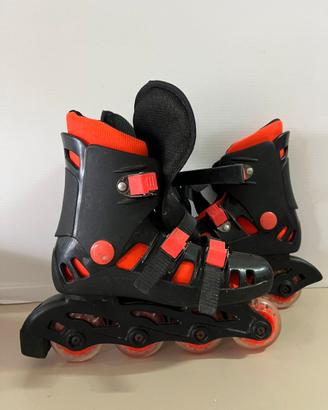 🛼✨PATTINI IN LINEA BAMBINO – Taglia 35 regolabili