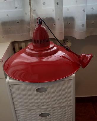 Lampadario Maison du mond rosso