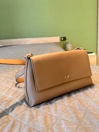 Borsa in pelle Calvin Klein beige nuova