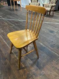 Sedia legno vecchia america Arredamento e Casalinghi In vendita