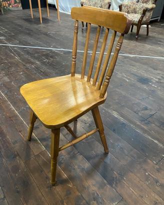 Sedia legno vecchia america