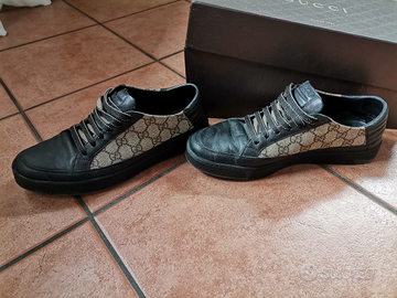 Scarpe gucci rosse on sale uomo