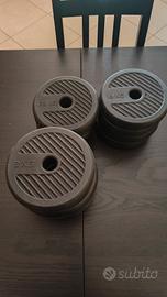 Set di manubri componibili 20kg totali