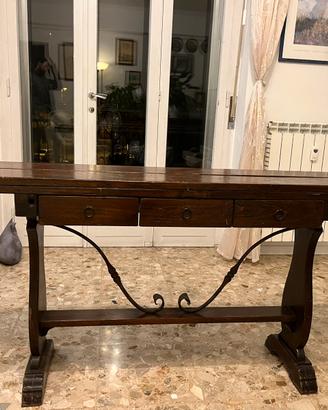 Tavolo in legno - fratino - Tiferno - arte povera