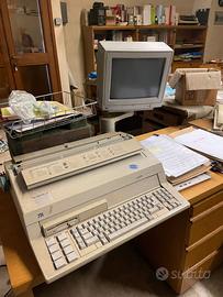 macchina da scrivere adler bsm 100 con schermo