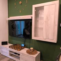 Soggiorno Completo "BASIC" effetto pino bianco 