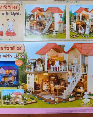 City House with Lights
