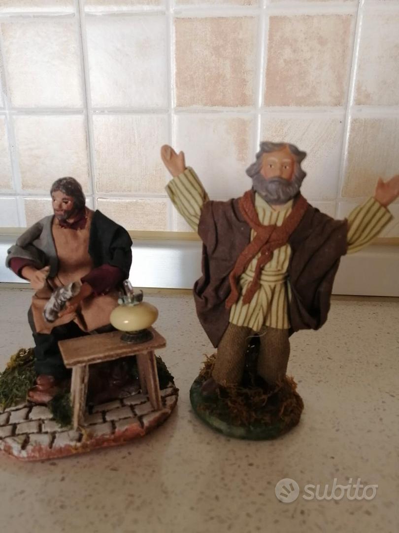 Statuine Per Presepe In Terracotta Statuine per presepe in terracotta vestite cm 12 - Collezionismo In