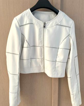 Giubbotto ecopelle donna taglia 40