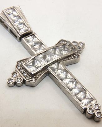 Incantevole gioiello Vintage argento pietre CZ