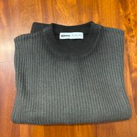 maglione felpa bershka grigio