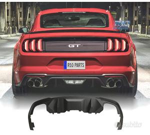 DIFFUSORE FORD MUSTANG 18-23 LOOK GT DOPPIA USCITA