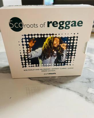 Cofanetto 5 CD “Roots of Reggae” Bob Marley Clarke