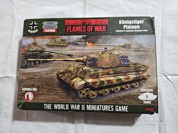 Flames of War Königstiger Platoon GBX30 – 3 Carri 