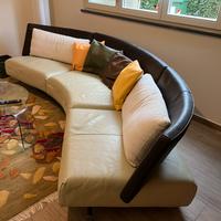 Divano in pelle ditta Montis