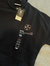 Felpa nera VRL ( nuova )